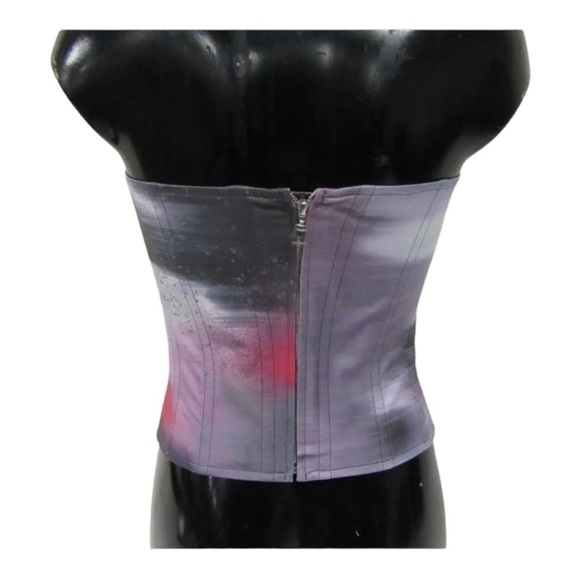 Miaou x Revolve Leia Strapless Corset Top Motion Pink NWT Size XS Bustier - Picture 13 of 16